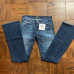 7 for all mankind size 27, bootcut